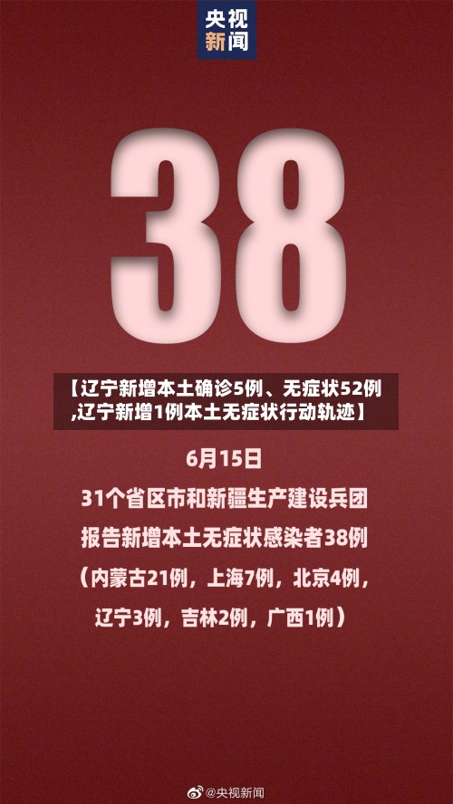 【辽宁新增本土确诊5例、无症状52例,辽宁新增1例本土无症状行动轨迹】-第2张图片