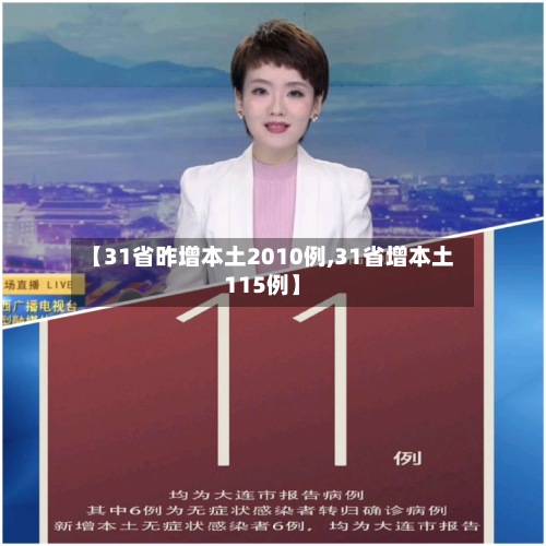【31省昨增本土2010例,31省增本土115例】