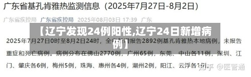 【辽宁发现24例阳性,辽宁24日新增病例】-第2张图片