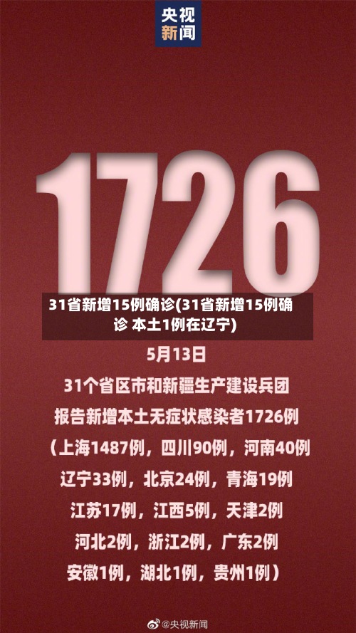 31省新增15例确诊(31省新增15例确诊 本土1例在辽宁)