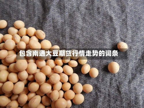 包含南通大豆期货行情走势的词条-第2张图片