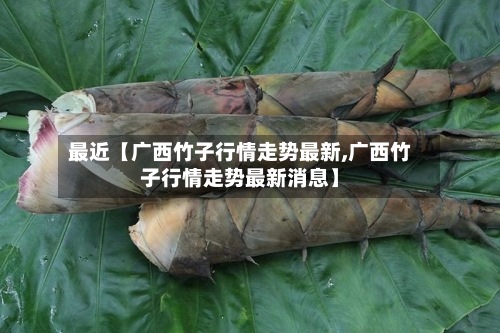 最近【广西竹子行情走势最新,广西竹子行情走势最新消息】-第2张图片