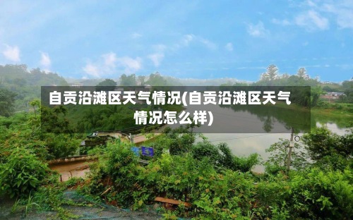 自贡沿滩区天气情况(自贡沿滩区天气情况怎么样)