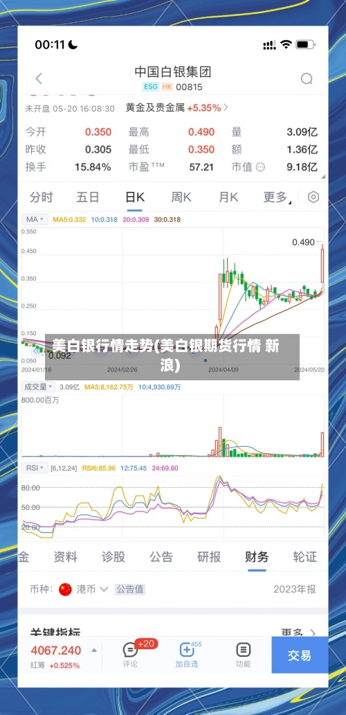 美白银行情走势(美白银期货行情 新浪)-第2张图片
