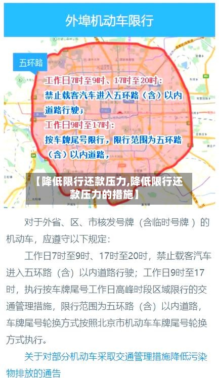 【降低限行还款压力,降低限行还款压力的措施】