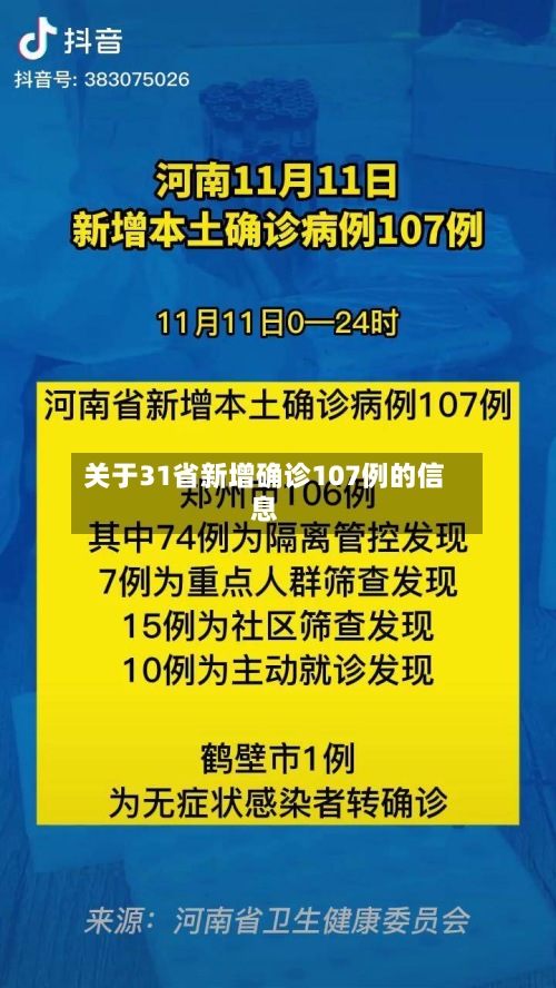 关于31省新增确诊107例的信息-第2张图片