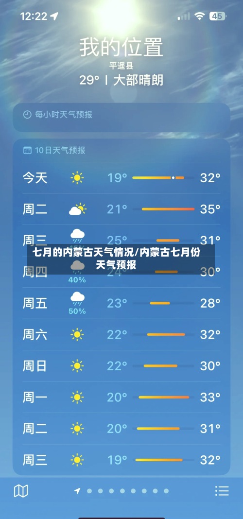 七月的内蒙古天气情况/内蒙古七月份天气预报-第2张图片
