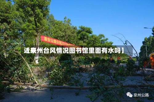 近来【泉州台风情况图书馆里面有水吗】-第2张图片