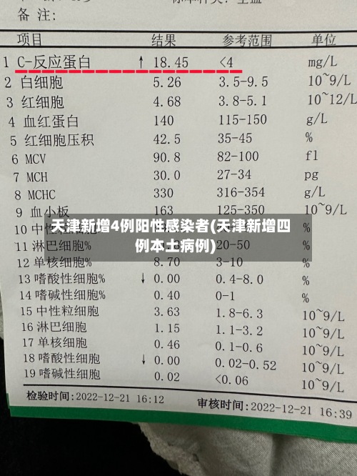 天津新增4例阳性感染者(天津新增四例本土病例)