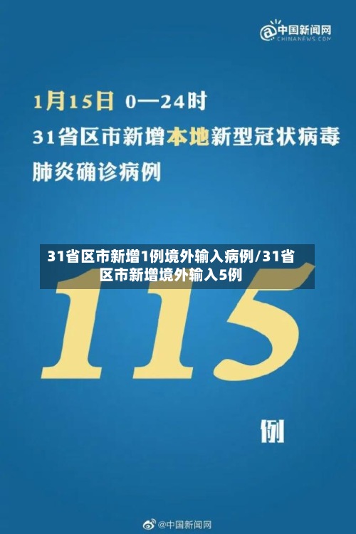 31省区市新增1例境外输入病例/31省区市新增境外输入5例-第2张图片