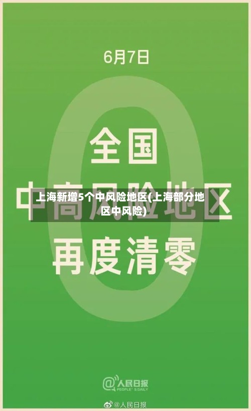 上海新增5个中风险地区(上海部分地区中风险)-第3张图片