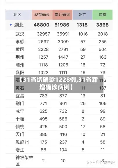 【31省增确诊1228例,31省新增确诊病例】-第3张图片