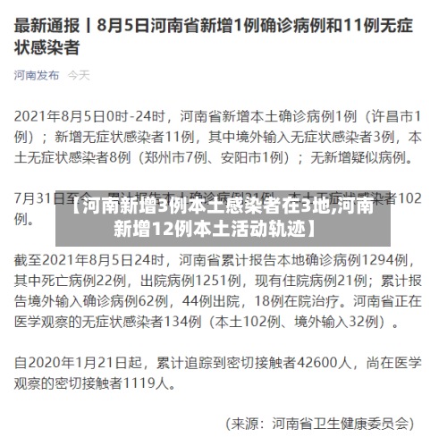 【河南新增3例本土感染者在3地,河南新增12例本土活动轨迹】-第3张图片