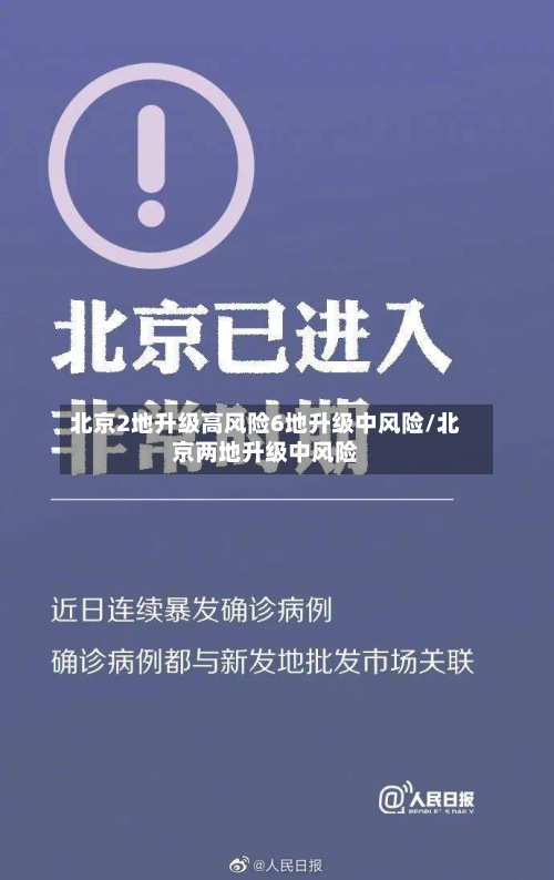 北京2地升级高风险6地升级中风险/北京两地升级中风险