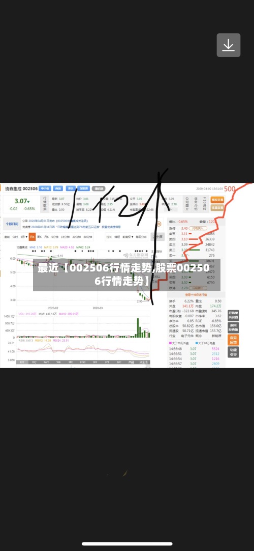 最近【002506行情走势,股票002506行情走势】