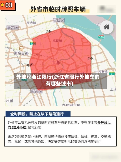 外地牌浙江限行(浙江省限行外地车的有哪些城市)-第2张图片