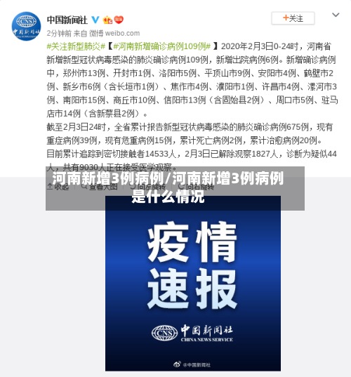 河南新增3例病例/河南新增3例病例是什么情况-第2张图片