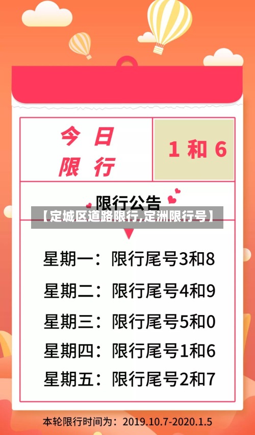 【定城区道路限行,定洲限行号】