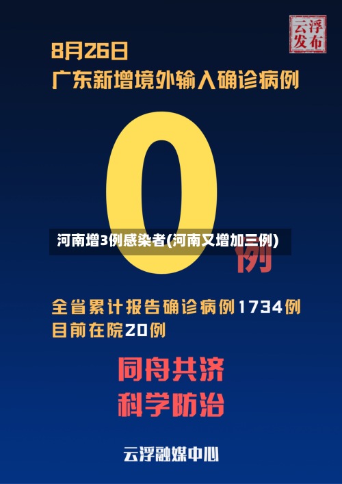 河南增3例感染者(河南又增加三例)