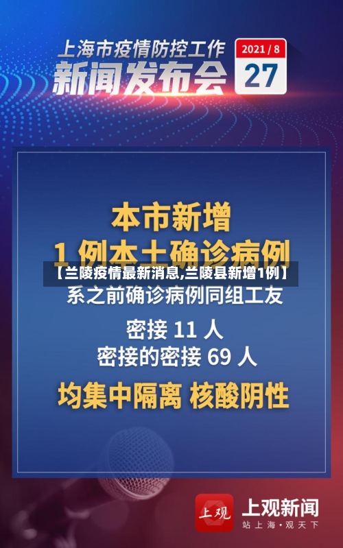 【兰陵疫情最新消息,兰陵县新增1例】-第3张图片