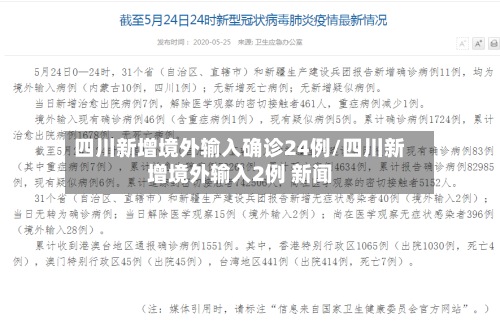 四川新增境外输入确诊24例/四川新增境外输入2例 新闻
