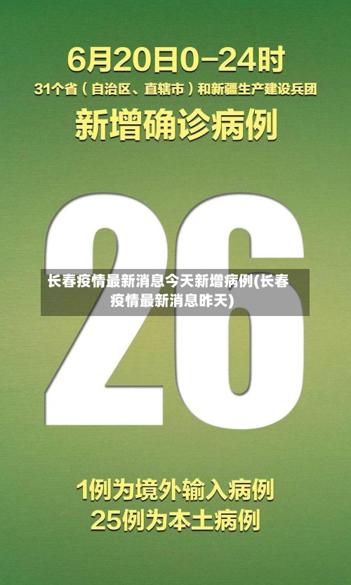 长春疫情最新消息今天新增病例(长春疫情最新消息昨天)