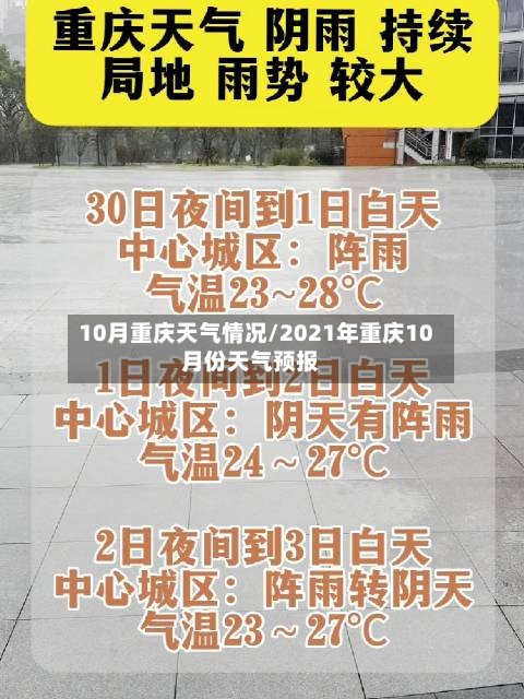 10月重庆天气情况/2021年重庆10月份天气预报