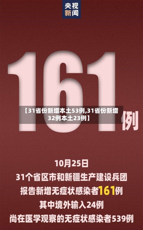 【31省份新增本土53例,31省份新增32例本土23例】-第3张图片