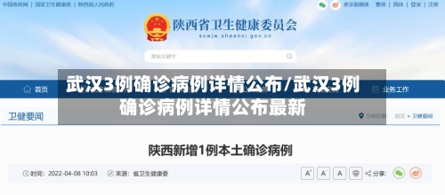 武汉3例确诊病例详情公布/武汉3例确诊病例详情公布最新-第3张图片