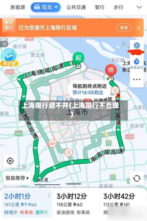 上海限行避不开(上海限行不合理)