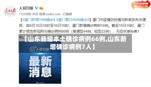 【山东新增本土确诊病例66例,山东新增确诊病例7人】